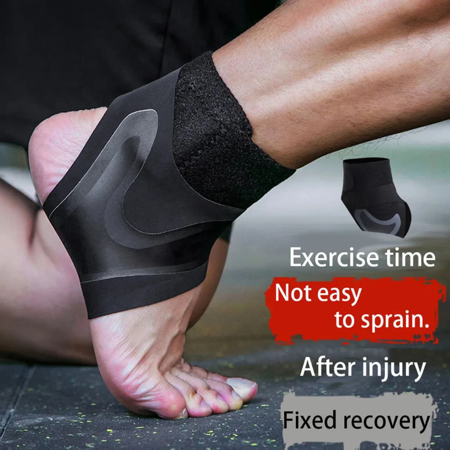 1PC Fitness Sport Cavigliera Compressione regolabile Supporto per caviglia Tendine Cintura per alleviare il dolore Distorsione del piede Lesioni Wrap Basket