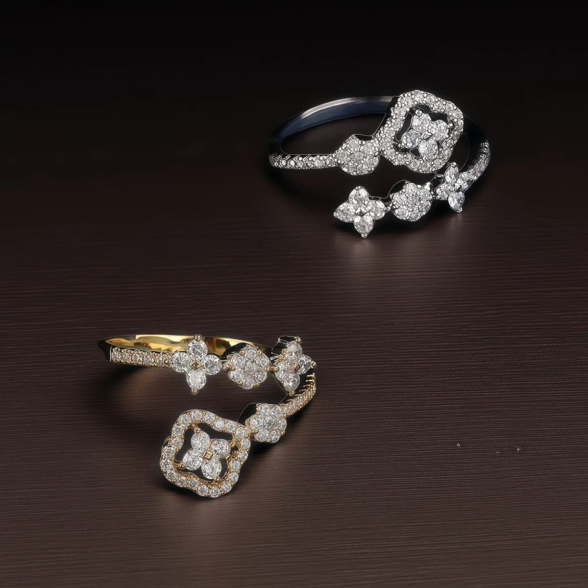 1 stylish light luxury copper alloy inlaid square zircon exquisite open geometric design ring, elegant jewelry, suitable for weddings/pies/anniversaries/Mother's Day, the best choice