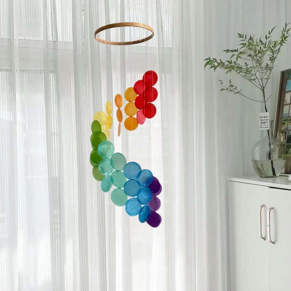 Creative Natural Shell Shell Wind Chime Home Decoration Special Gifts Garden Wind Chimes Hanging Pendant Dream Catcher Yard