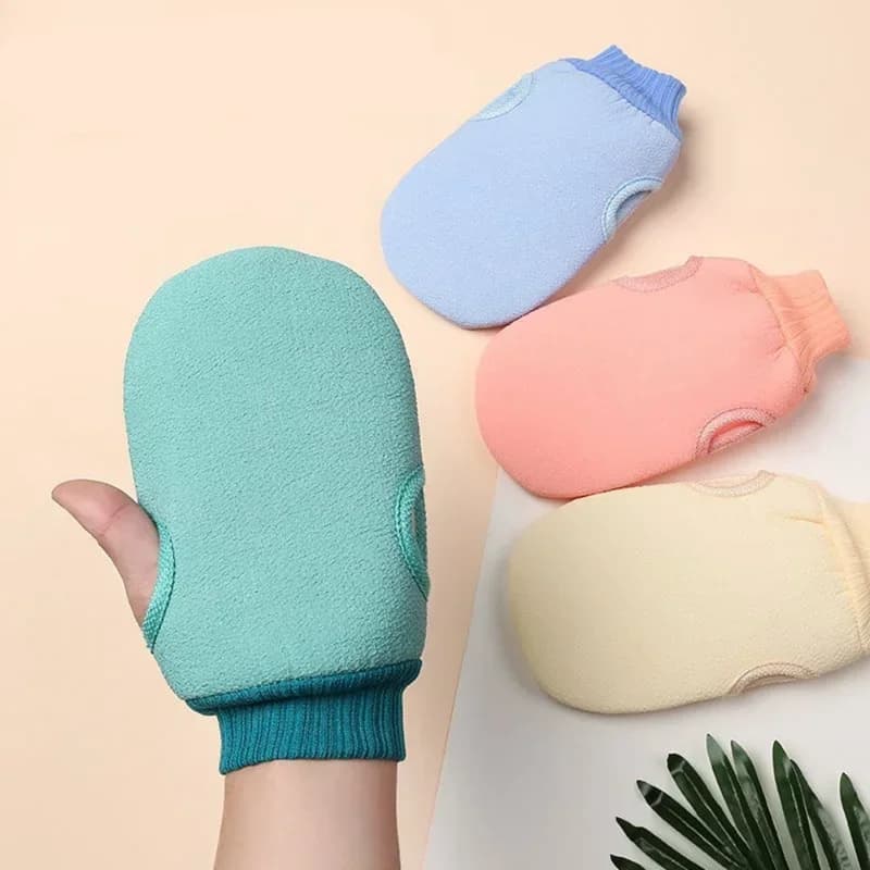1pc Bathtub for Peeling SPA Brush Shower Exfoliating Body Cleansing Scrub Glove Strophine Leather Dead Gloves Shower Towel Foam Massage Body