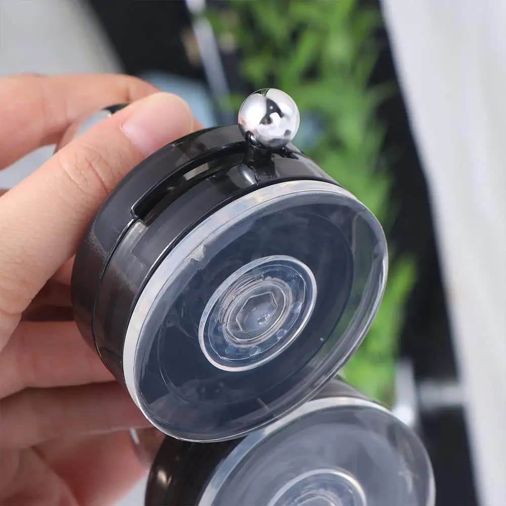Maniglia per Porta Circolare Riutilizzabile con Ventosa, Antiscivolo, Impermeabile, Senza Foratura, in PET+ABS, per Armadi e Porte in Vetro