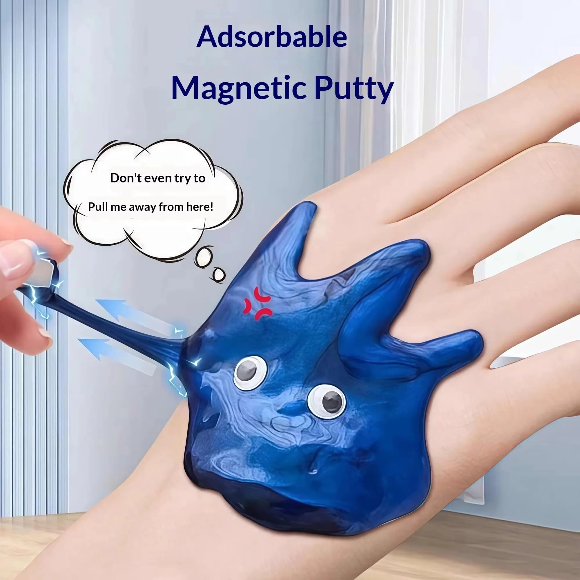 Magnetic Putty Slime Gravity Defying Magnet Toy High Tech Science Kit Educational Fidget Toy For Students friends