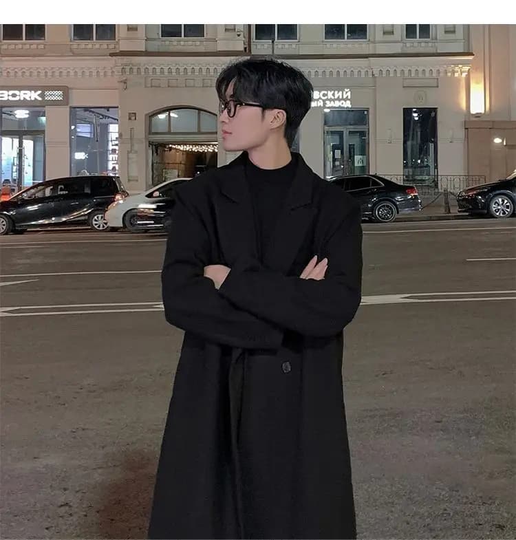 Trench Coat Uomo Invernale Stile Inglese per Tutte le Stagioni: Adatto a Climi Estivi e Primaverili, Ideale per la Moda che si Adatta alle Condizioni Atmosferiche