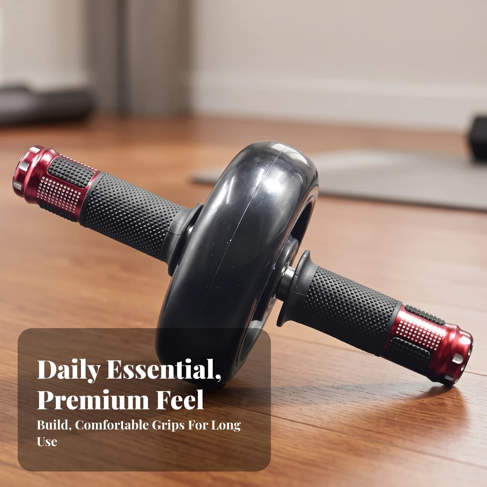 Ab Roller Wheel Portable Ab Wheel Roller Core Roller Comfortable Fitness Equipment Heavy-Duty for Beginners, Home Gym