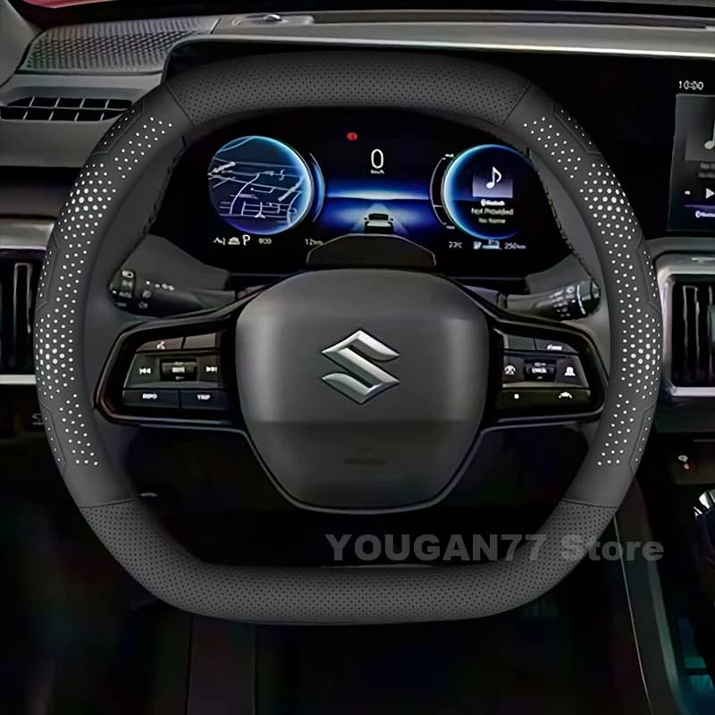 Coprivolante in Pelle a Doppia D per Nuova Suzuki e Vitara 2025, Accessori Interni Auto per Suzuki e Vitara 2025
