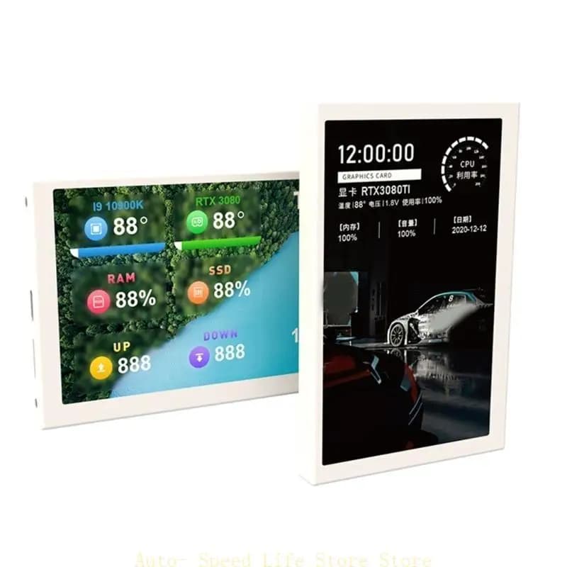 02DA Schermata secondaria da 5 pollici IPS USB C LCD CPU GPU Display 800x480 Tipo C