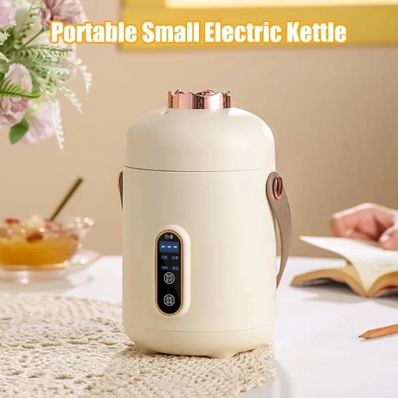 Electric Kettle Portable Mini Travel, Water Heater Cup Quick boiling, Multifunction Electric Thermos, Zuppe Pot