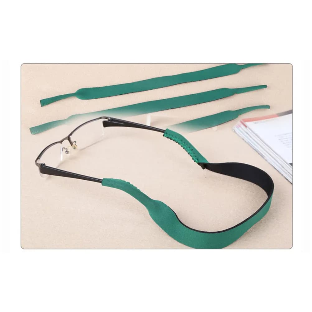 Set di 3 Cordini per Occhiali in Neoprene, Comodi e Resistenti, per Sport e Uso Quotidiano, Regalo per Bambini, Adulti e Anziani, Adatti anche per Occhialini da Nuoto