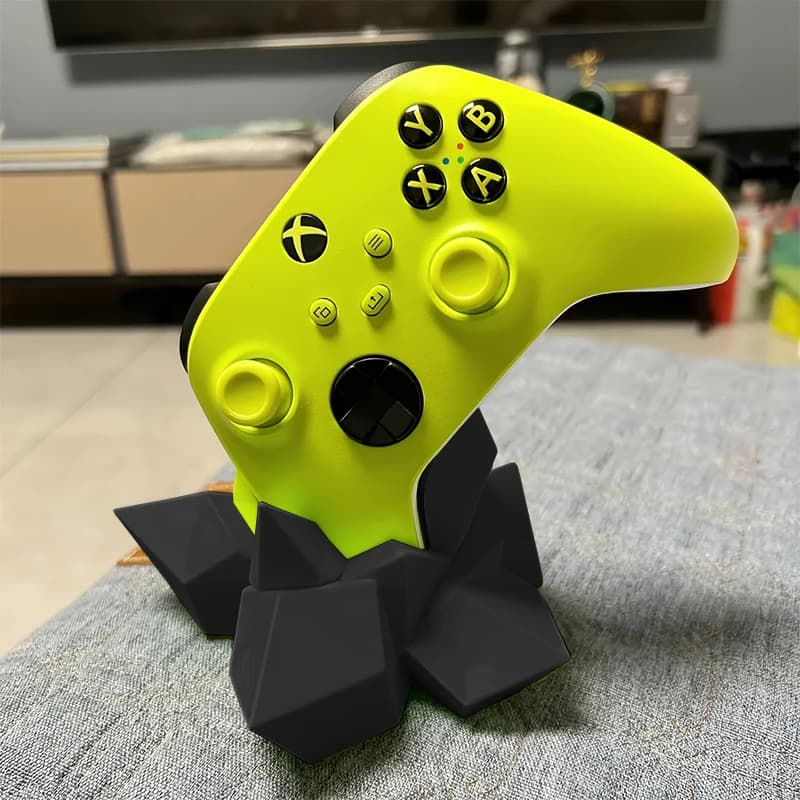 Supporto base per controller di gioco moderno a forma di cristallo da 1 pezzo compatibile per Xbox PS4 e PS5 espositore decorazione per la casa