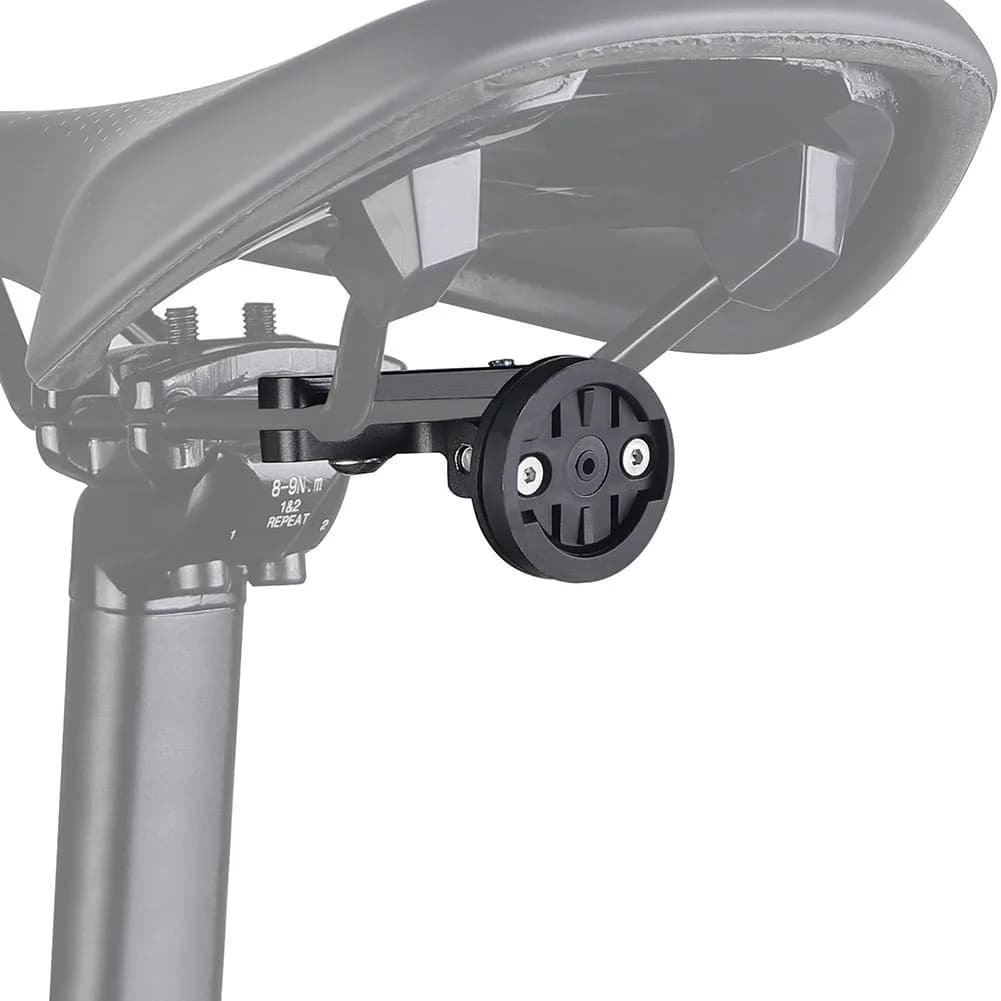 Supporto per Luce Posteriore Bici in Lega di Alluminio, Supporto per Luce Posteriore da Sella MTB, Supporto per Luce Bici per Radar Garmin Varia