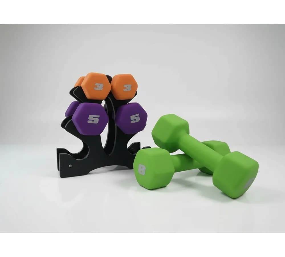 Coppie e set di pesi con manubri in neoprene | Colori multipli | Attrezzatura per il fitness da palestra domestica per donne e uomini