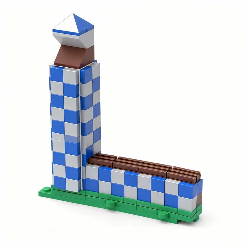 143pcs MOC Streetscape Harry Micro Quiddidtch Modular Model Building Blocks Construction Toys Christmas Gifts Kids Idea Brick