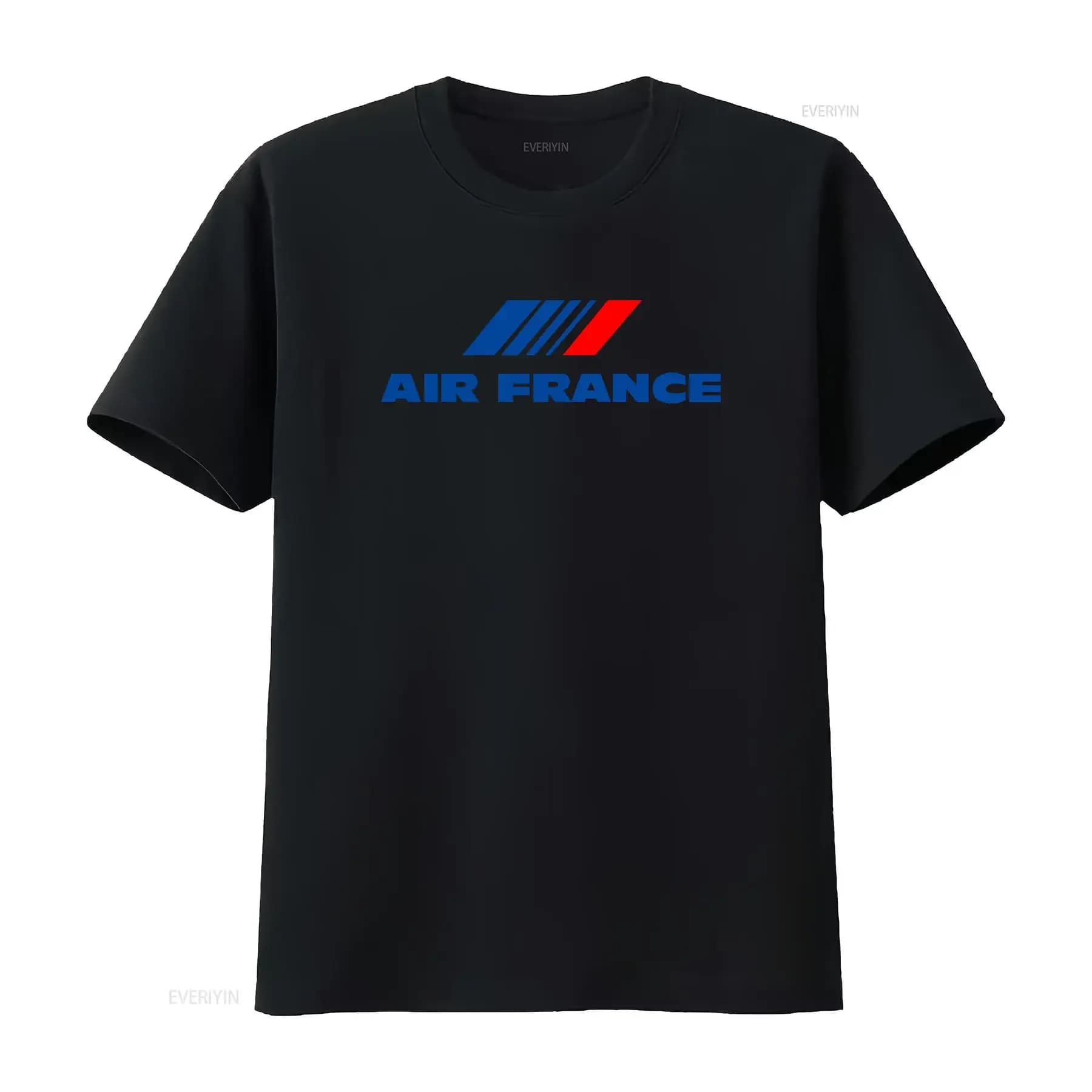 T-shirt con logo Air France Airlines AH87, elegante e confortevole per gli appassionati di aviazione, stile vintage, effetto lavato, leggermente versatile.
