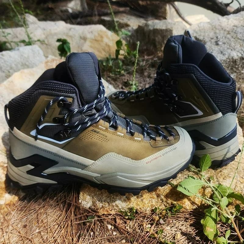 Scarponi da Trekking Uomo 2026 Antiscivolo per Esterni, Scarpe da Montagna Designer, Scarpe da Caccia Uomo con Suola in Gomma, Scarpe da Escursionismo