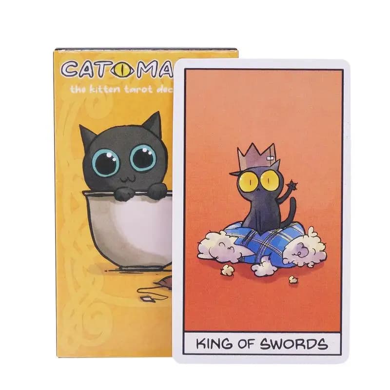 Cat Mancy The Kitten tarocchi carte 78 carte mazzo di tarocchi divinazione Fate tarocchi Oracle Cards Party Entertainment gioco da tavolo