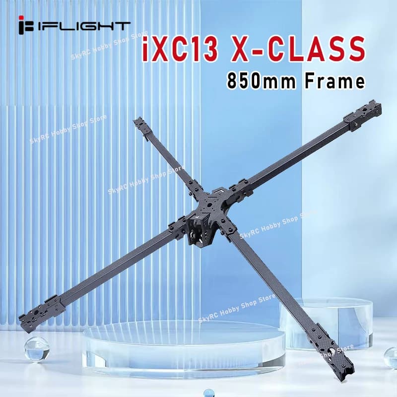 iFlight iXC13 X-CLASS True X FPV Racing Frame Kit - Telaio da 6mm in Fibra di Carbonio 3K con Interasse 850mm per RC FPV
