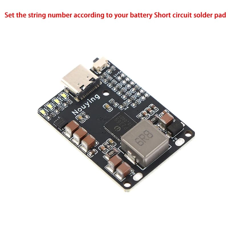 IP2369 45W 2S to 6S LiFePO4 Lithium Lithium Battery Charging Module Type-C PD Fast Charging Drone