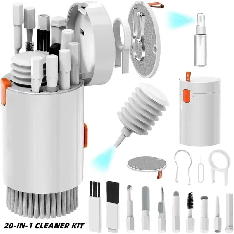 20 in 1 Digital Camera Bluetooth Headset Mobile Phone Laptop Keyboard Cleaning Tool Set Cleaning Brush Clean Pen For Airpods Pro