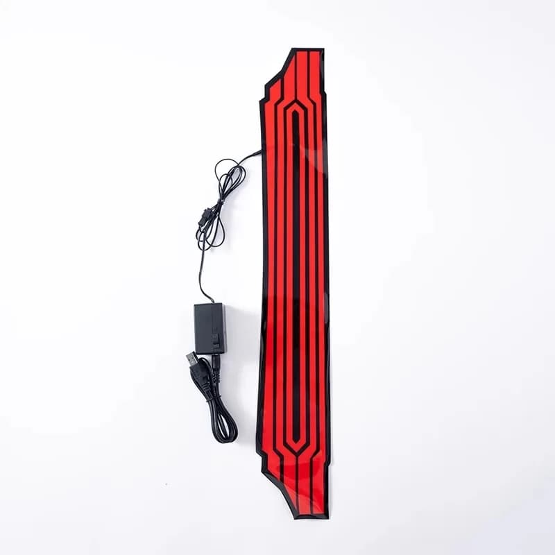 3'x,4'f\6/Game Punk Style 2077 Samurai Main Character V Cosplay Props Drive Accessories,Blue And Red Led Light Strip Ff;5,b'7\k.