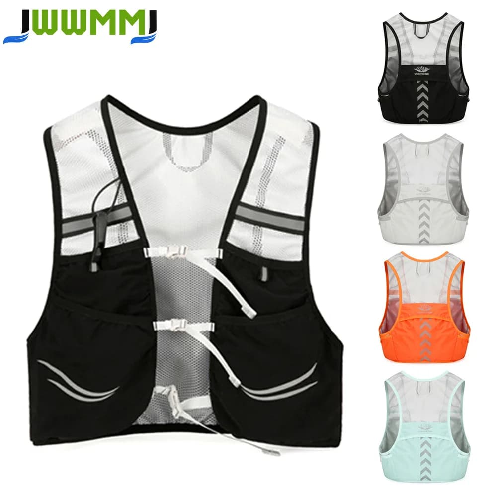 1Pcs Running Hydration Vest Trail Pack Running Marathon Race Backpack Daypack for Outdoors Hiking Biking