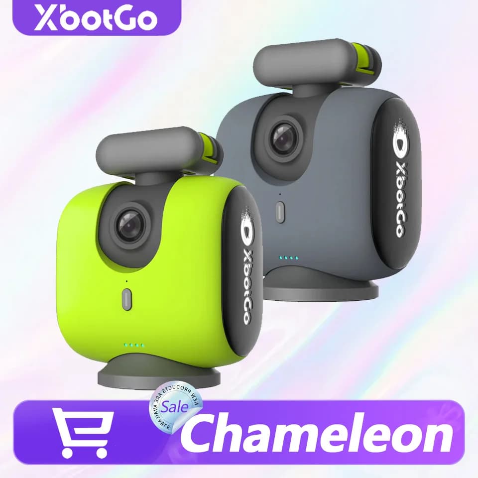 XbotGo Chameleon AI Telecamera Sportiva con Rilevamento Predittivo AI di Palloni o Giocatori e Registrazione Video 4K