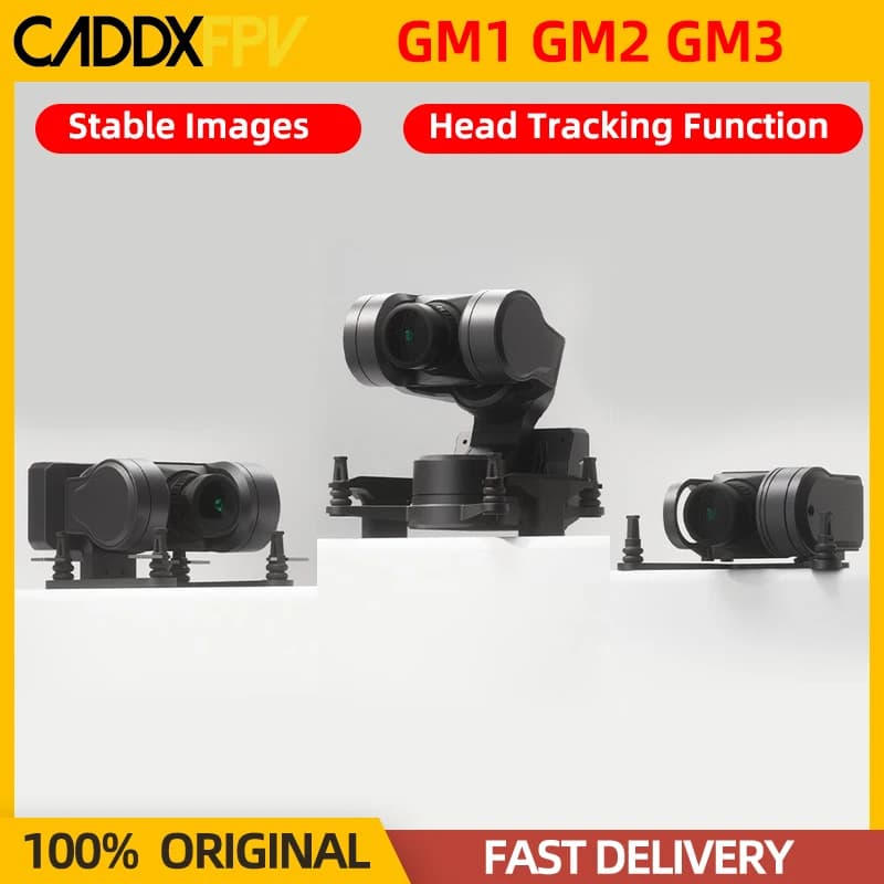 Caddx GM1 GM2 GM3 FPV Gimbal Head Tracking (senza fotocamera) CaddxFPV per FC FPV 19mm Camera Avatar HD Occhiali Drone Auto Aereo