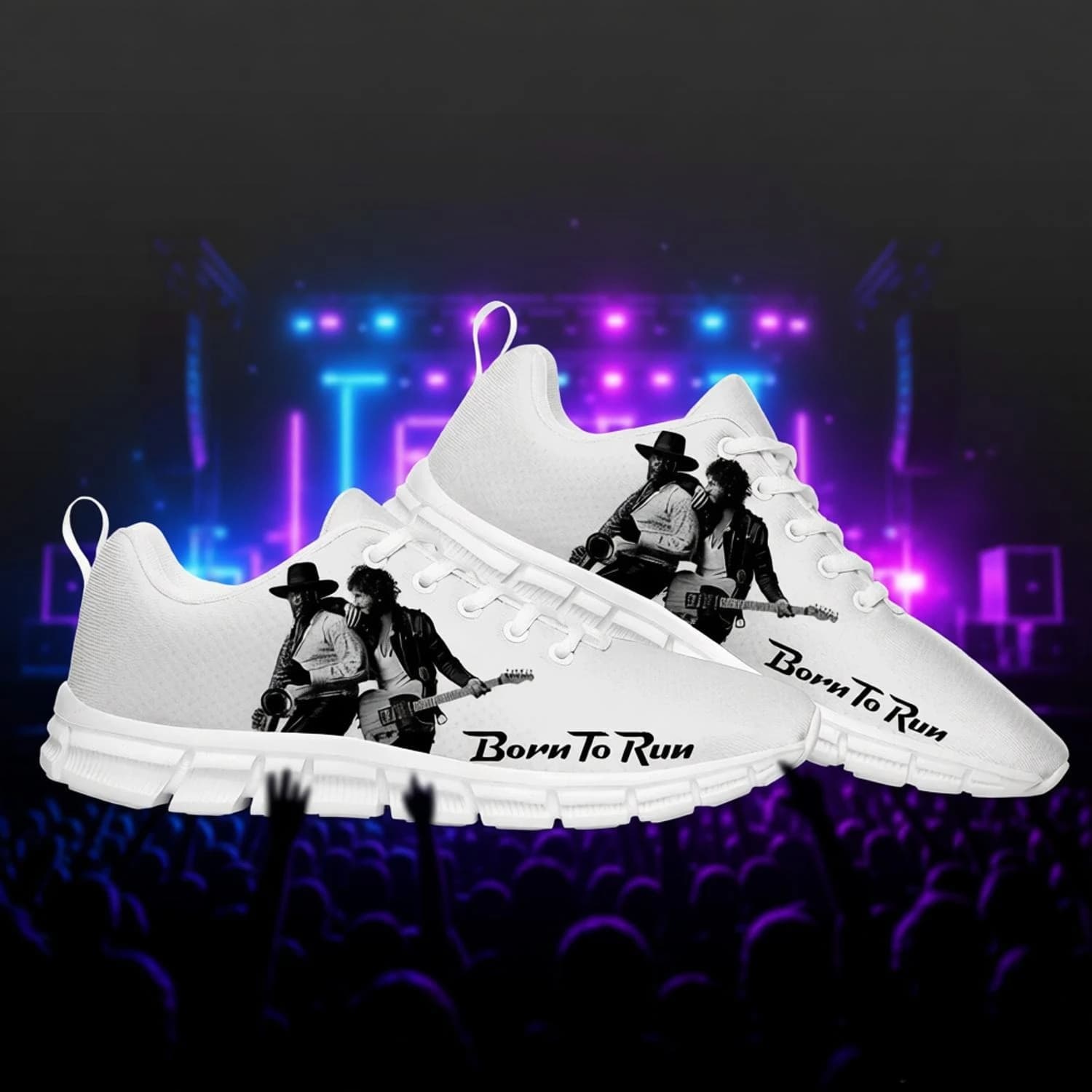 Born To Run Platform Flats Scarpe alla moda con suola spessa, mocassini comodi da indossare tutti i giorni per outfit alla moda