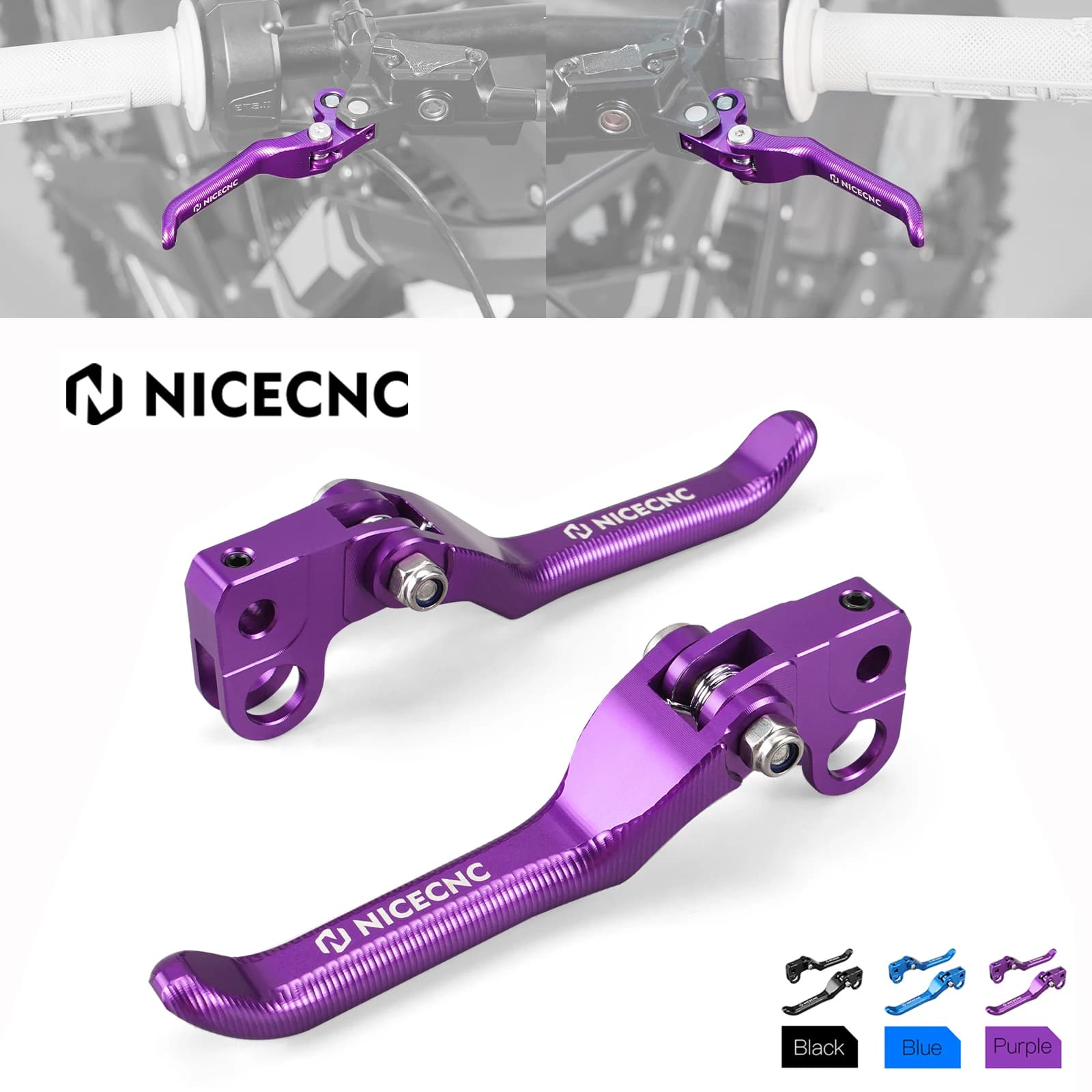 NICECNC For Surron light bee XS L1E 2024 Surron Parts Segway X160 X260 NICECNC Foldable Anterior Levers Brake Rear Electric Bike
