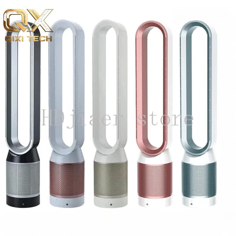 220V110v 42 Inch Bladeless air purifier fan, quiet household floor fan, upright tower fan.