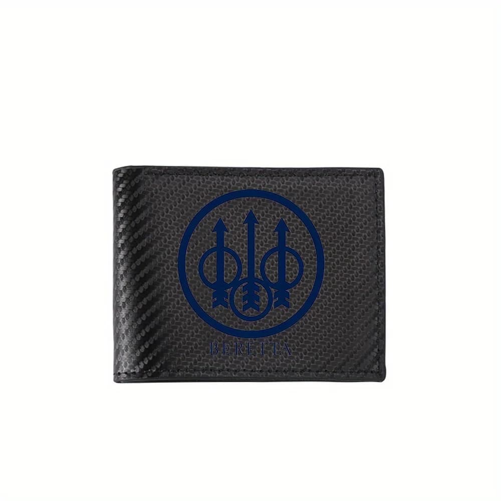 Brake circle logo symbol design Men's wallet Simple business Modern and elegant design with print Gifts for Father Boyfriend Christmas