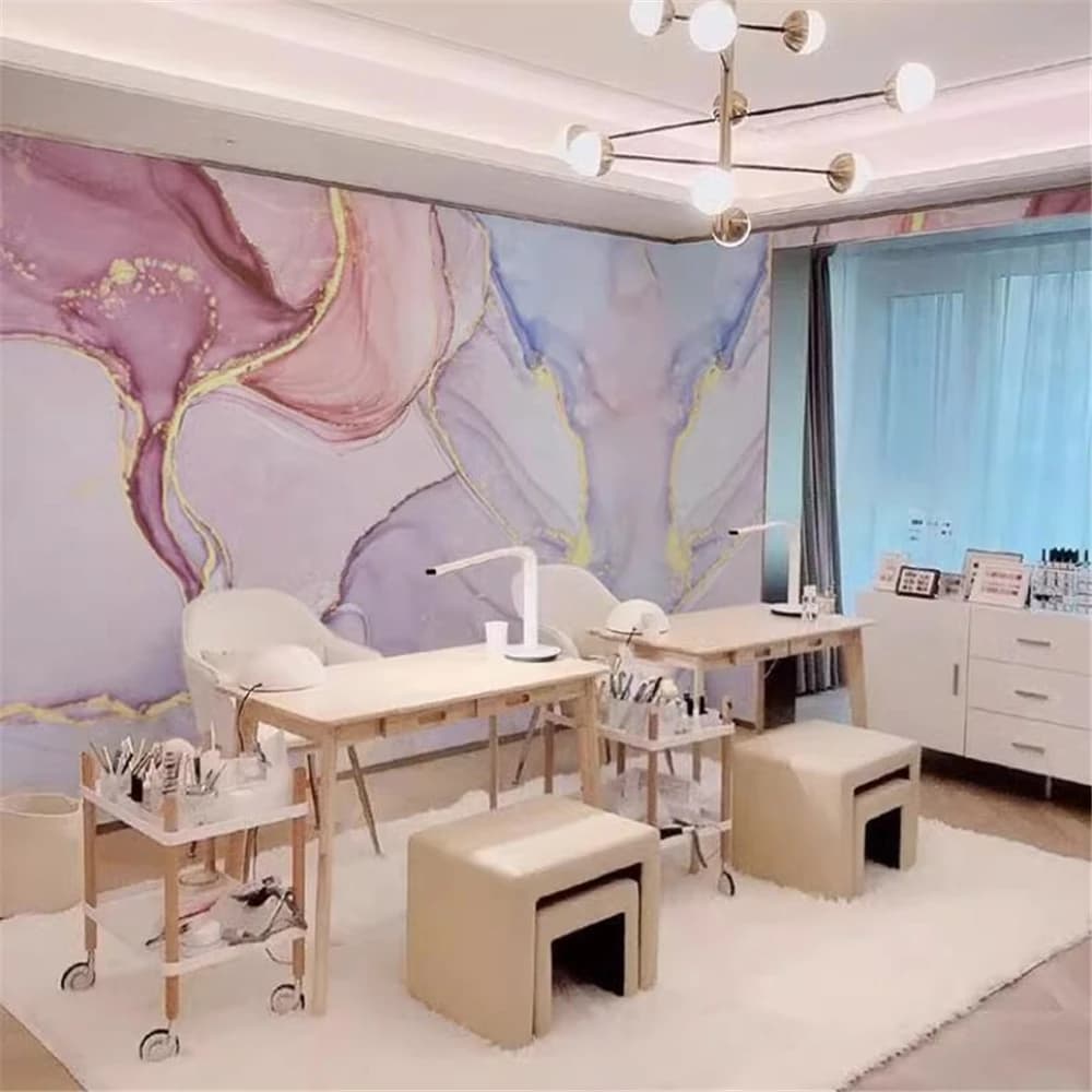 sfondi personalizzati in marmo rosa nordico per soggiorno salone sfondo muro carta da parati negozio di abiti da sposa murale moderno e minimalista
