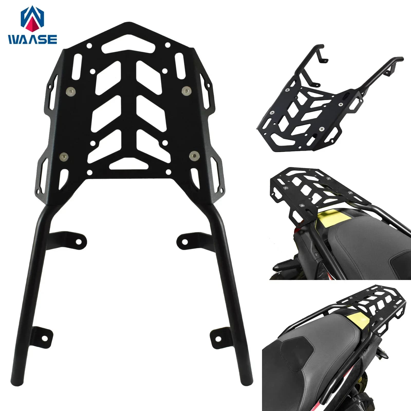 waase For Honda ADV 150 ADV150 2019 2020 2021 2022 2023 Rear Carrier Luggage Rest Rack Cargo Shelf Frame Bracket