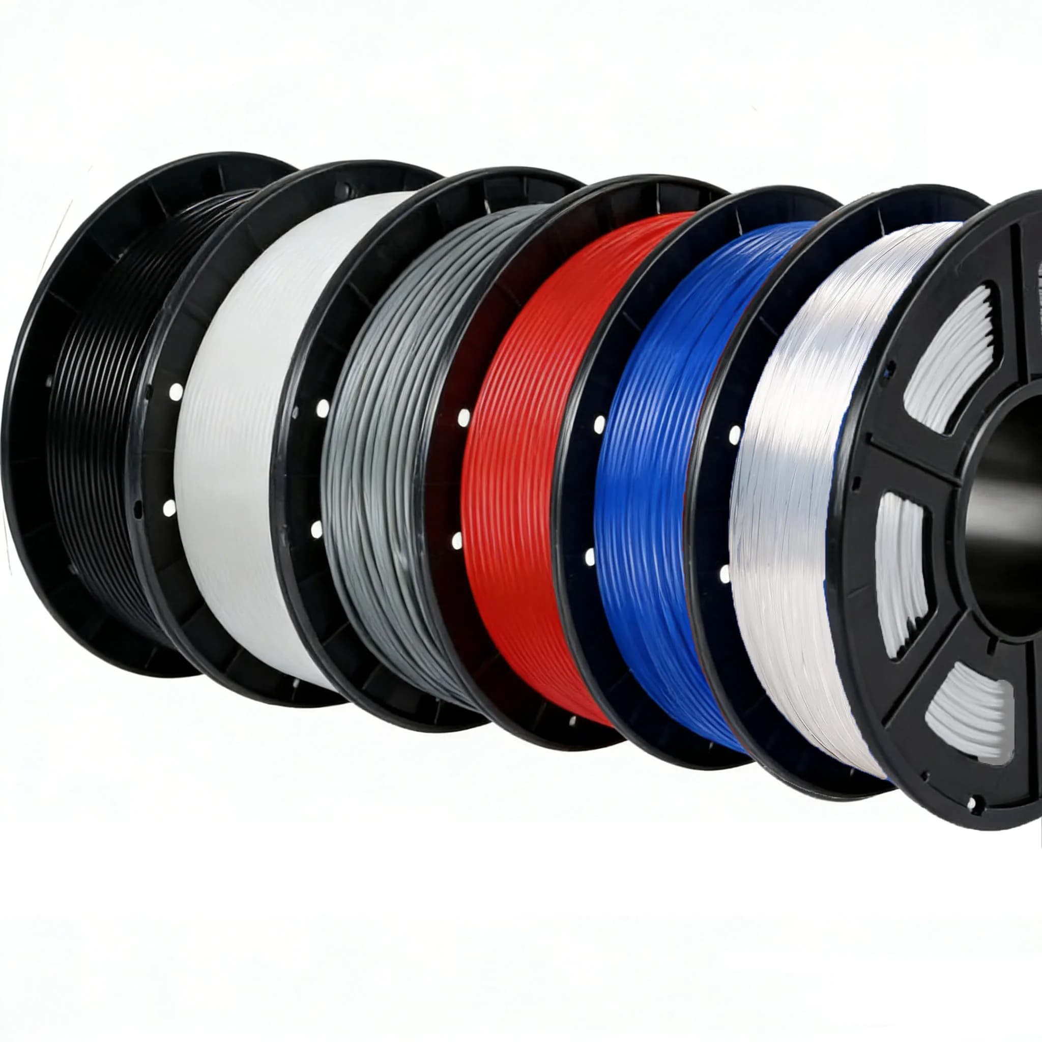Filamento TPU, Filamento Flessibile TPU 3D 95A, Filamento TPU Morbido per Stampa 3D, 6 Colori