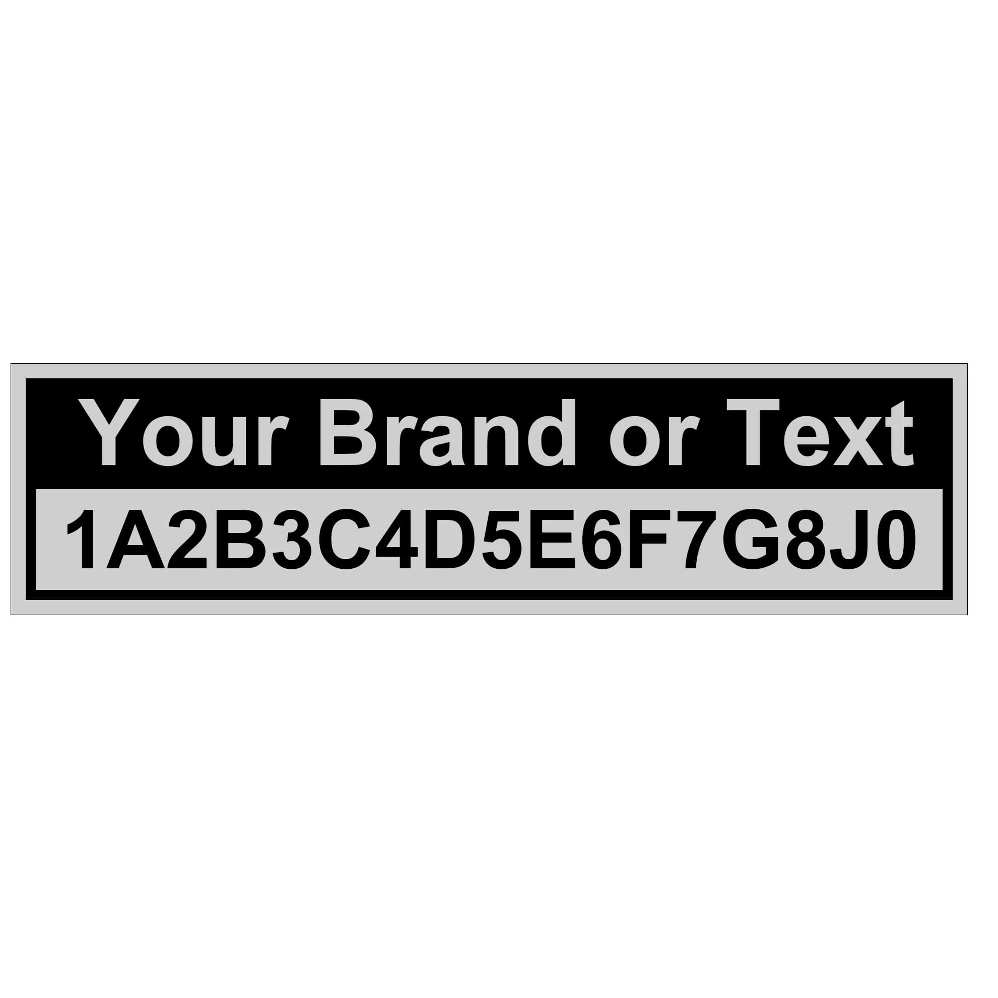 Grezzo or Incise Aluminum Weight Plates for Trailers, Aluminum Plate Frame Plates