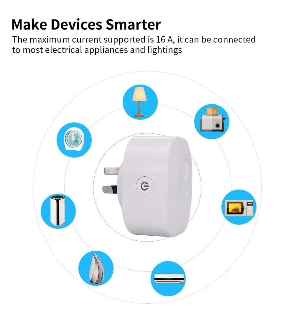 Tuya wifi Smart socket, Brazilian standard plug, Alexa voice, remote control via mobile phone APP, timed wireless
