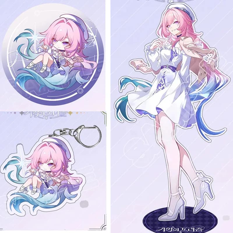 Honkai: Star Rail - Set Cyrene: Supporto, Piastrelle, Portachiavi, Ciondoli, Ornamenti Pendenti, Biglietti Mahjong, Badge, Spille, Regali Cosplay