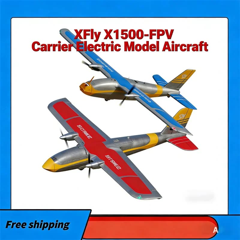 Xfly Model X1500-Fpv Carrier Aereo Elettrico a Ala Fissa Kit Regalo/Pronto al Volo