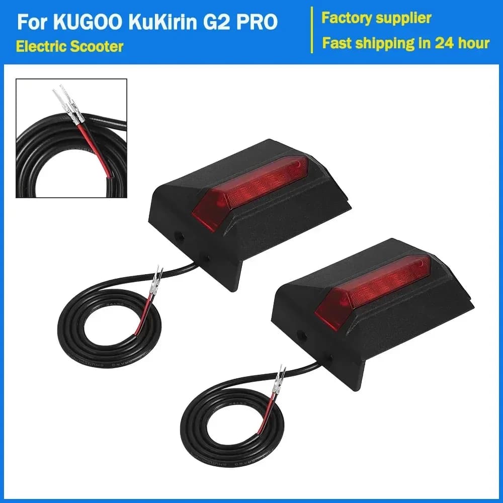 Luce laterale sinistra o destra per KUGOO KIRIN KuKirin G2 PRO Luce laterale posteriore per scooter elettrico con coperchio Parte lampada luce laterale