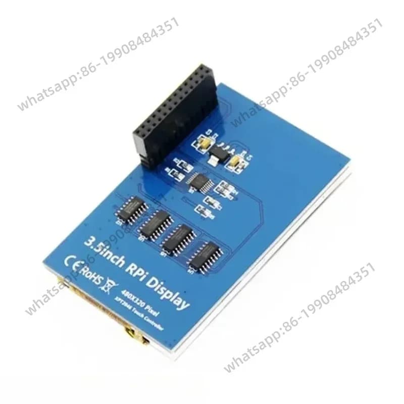 3.5-inch Touch TFT LCD Display Module, 320x480 Resolution, SPI GPIO Interface for Embedded Raspberry Pi Development Kit