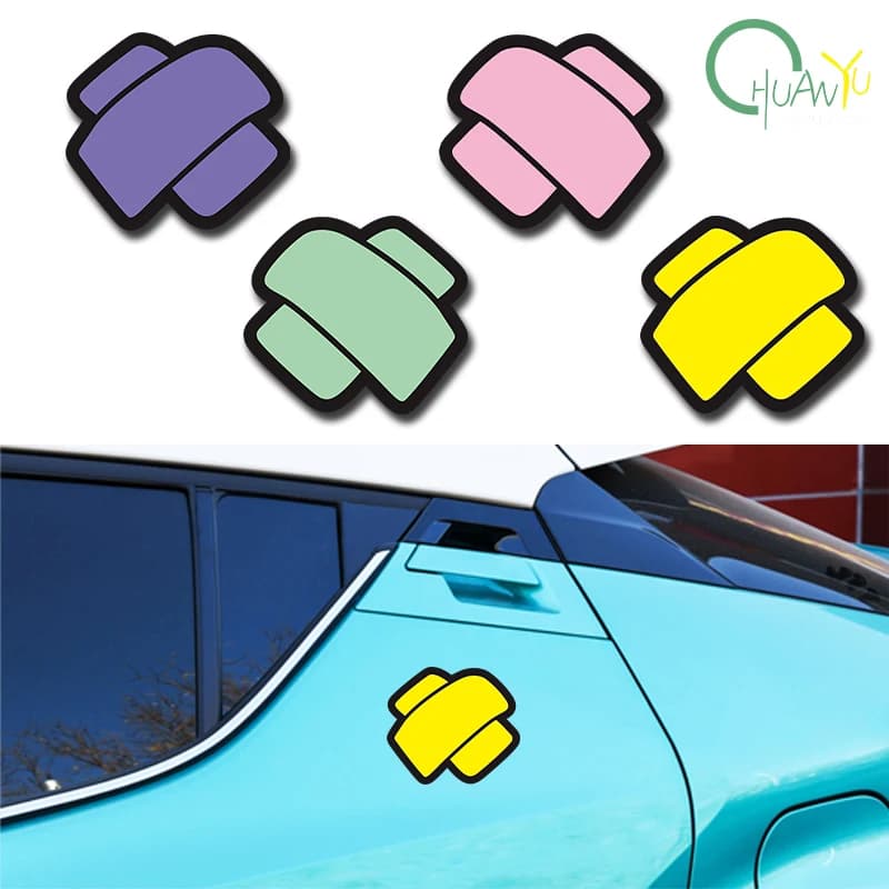 Decalcomanie per auto Adesivi per auto divertenti Benda Design Decalcomania Creativa Benda carina Graffi per carrozzeria auto Blocco adesivo decorazione serbatoio