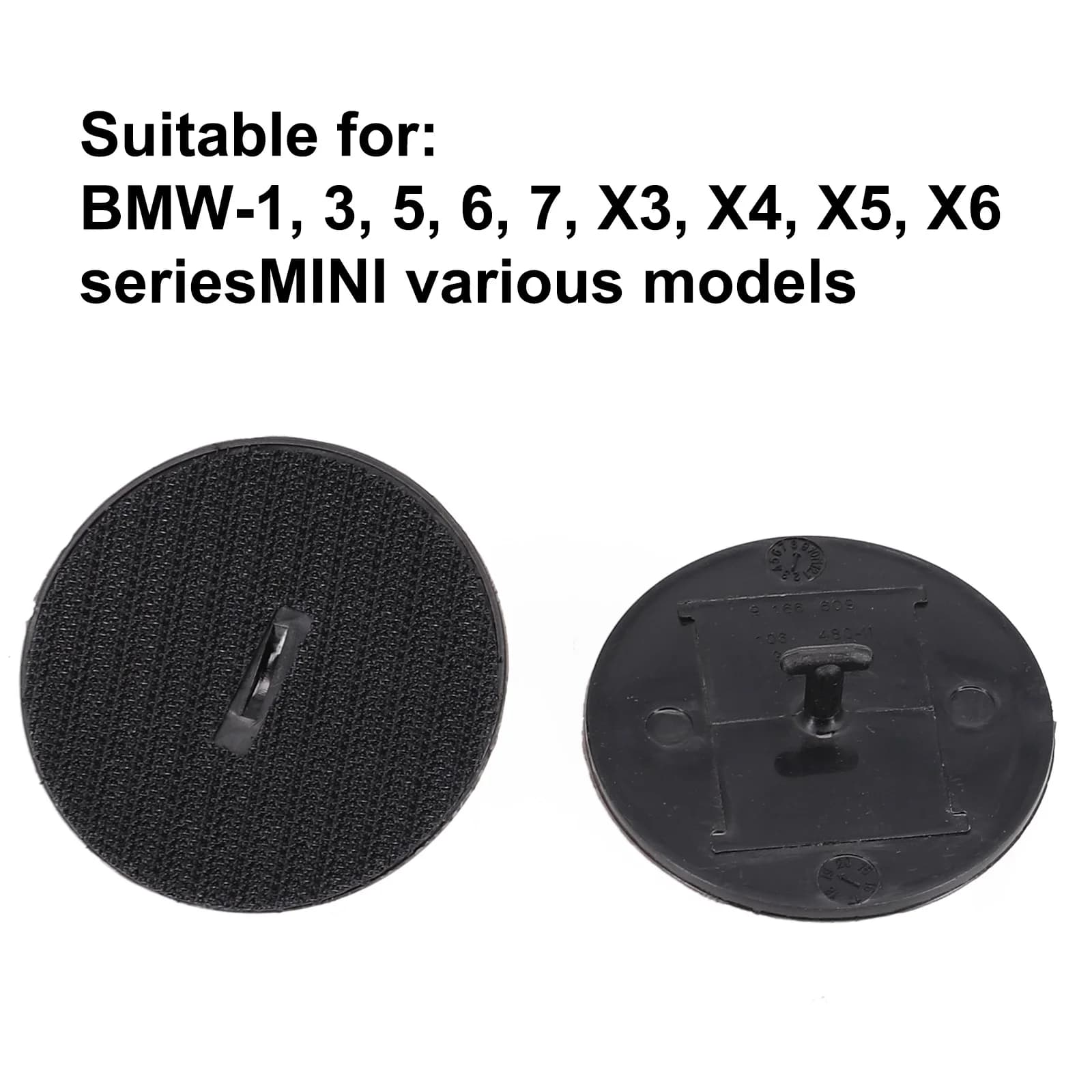 2 Pezzi Clip per Tappetini Auto, Morsetti di Fissaggio per Tappeti 07149166609 per BMW F10 F11 E65 E66, Accessori Auto