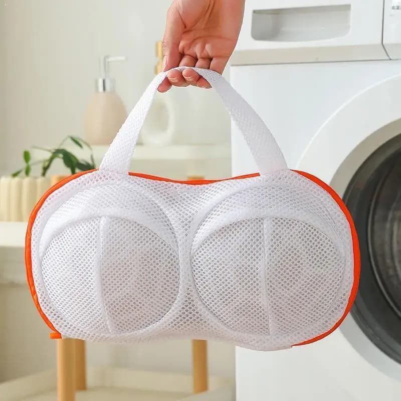 Bra Washing Bag 3D Anti‑Deformation Delicates Laundry Bag For Household Washing Machine Underwear Socks Travel Use