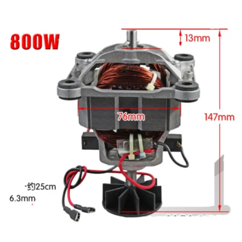 800W Ice Cream Maker Blender Motor 220-240V 50/60HZ 10000r/min 9525 RPM General Part for Blender And Ice Cream Machine
