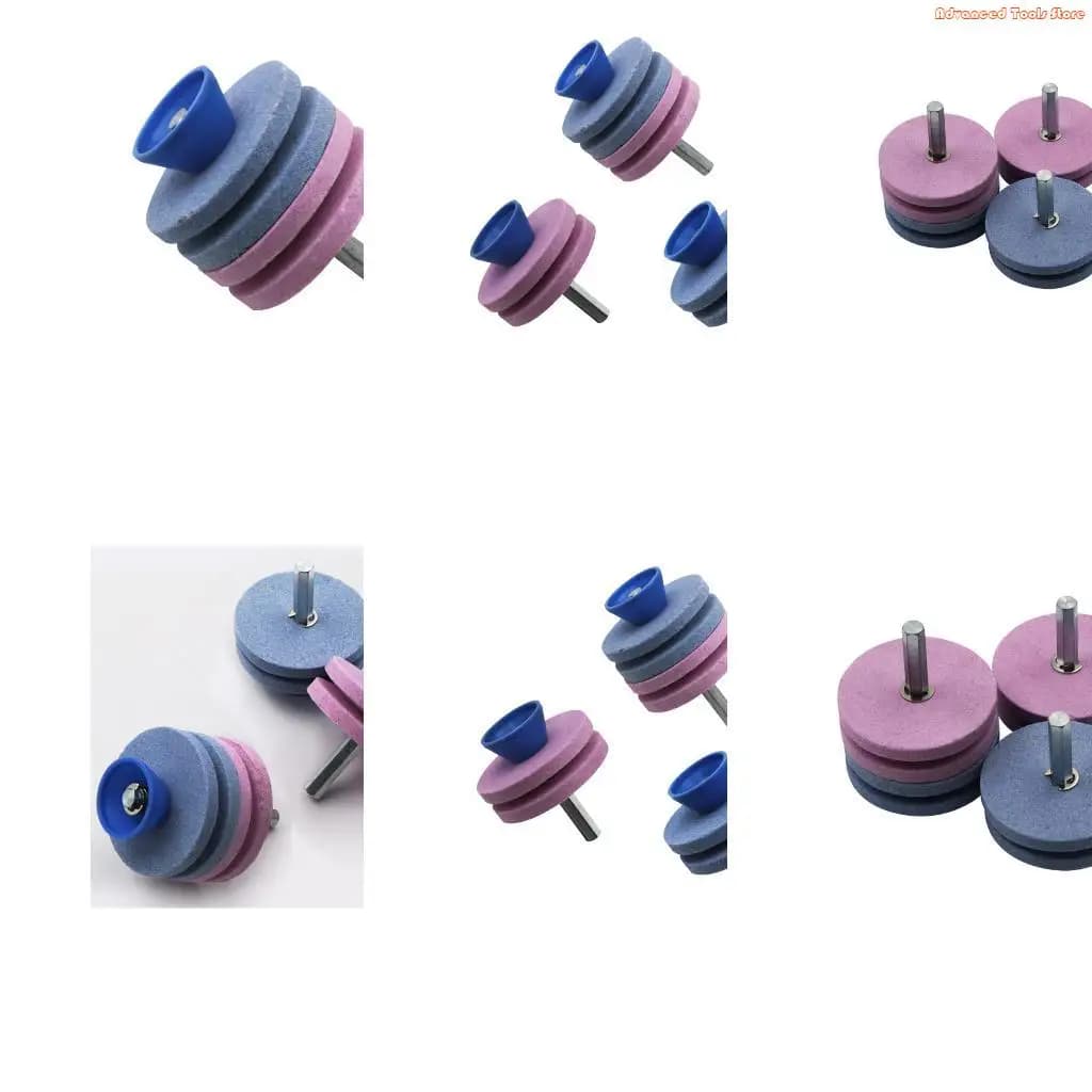 High Efficiency Grinding Wheel Sharpener Set 1pc Quadruple 2pc Double Layer For Industrial Cutting Tool Refinements W91B