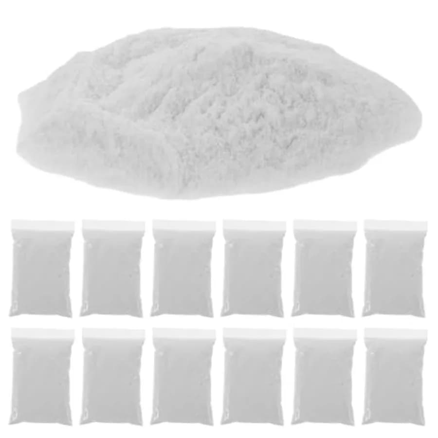 20 Sacchetti di Mini Cemento per Costruzioni: Colla Adesiva per Mattoni in Miniatura, Muri, Sentieri - Fondo per Lavori Artigianali Fai-da-Te