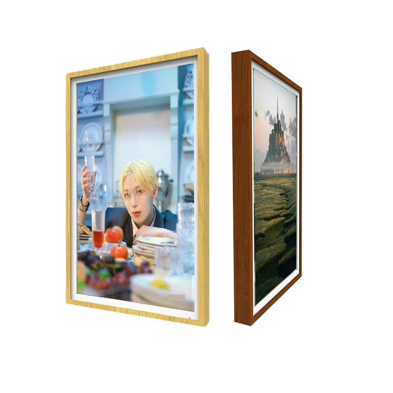 Digital advertising photo frame with remote control screen, electronic frame with large display