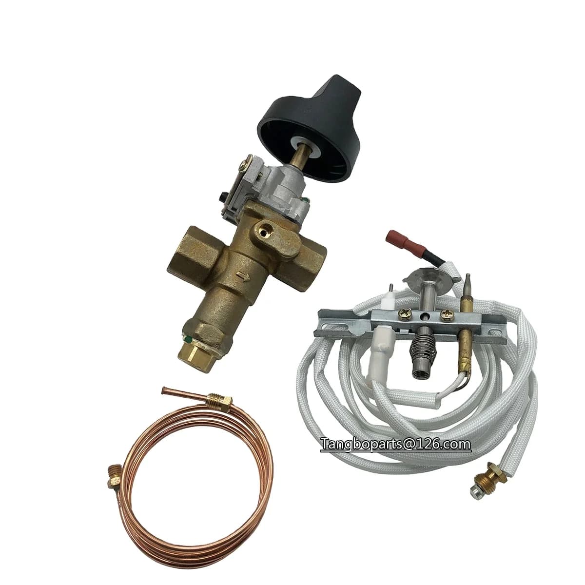 NG LPG Air Fryer Large Cooker Stove Burner Ignition Spare Parts Low Pressure Safety Valve With Flameout Protection