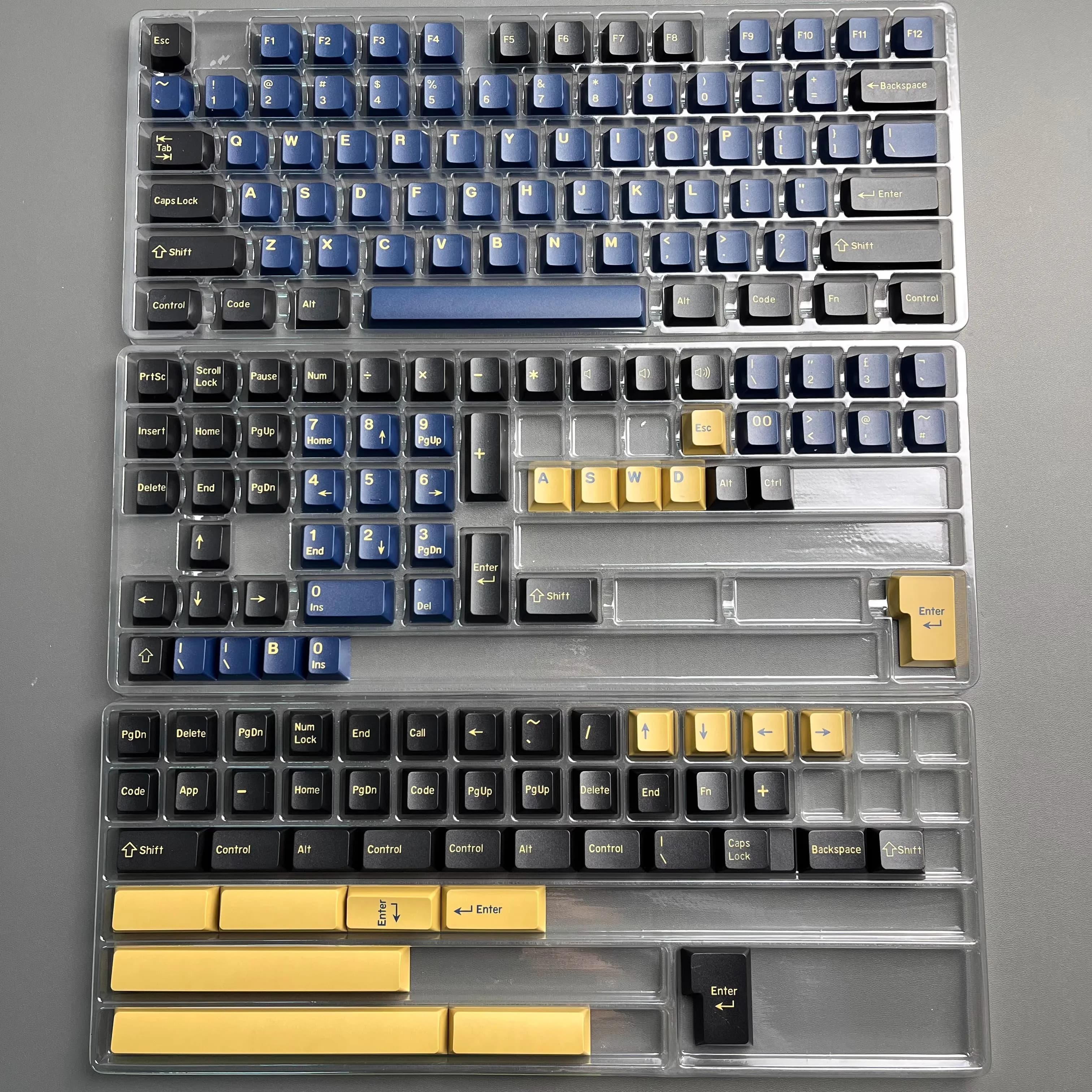 GMK Blue Samurai Keycap Cherry Profile Keycaps PBT Double Shot Key Caps Set ISO Enter 7U Barra spaziatrice per tastiera meccanica personalizzata