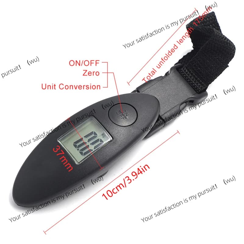 Bilancia per bagagli portatile Bilancia digitale da viaggio ad alta precisione Bilancia tascabile elettronica da 40 kg/100 g