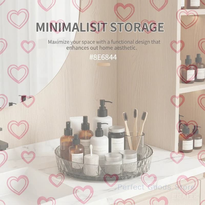 360° swivel rack space for kitchen countertop, multifunctional organizer with shelves.